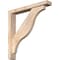 Ekena Millwork Funston Block Smooth Bracket w/ Offset Brace, Douglas Fir, 3 1/2"W x 22"D x 22"H BKT0402X22X22FST05SDF - alternate 1